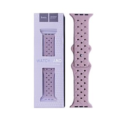 Hoco Bamboo Pattern Strap for iWatch WA16 42/44/45/49mm Powder Sand Hoco Bamboo Pattern Strap for iWatch WA16 42/44/45/49mm Powder Sand
